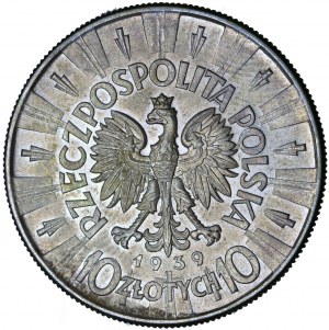 II Rzeczpospolita Polska, 10 złotych 1939, 