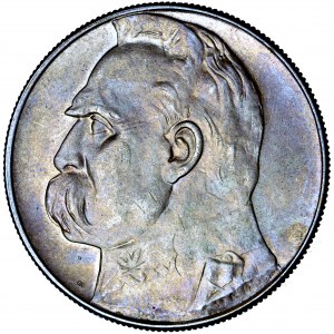 II Rzeczpospolita Polska, 10 złotych 1939, Józef Piłsudski, men. Warszawa