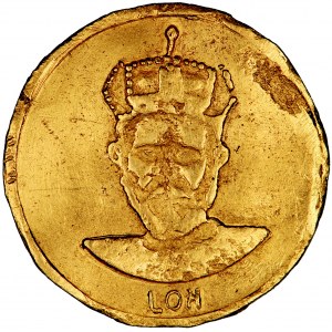 Afryka (?), żeton astrologiczny (?) ze złota próby 999, XX wiek