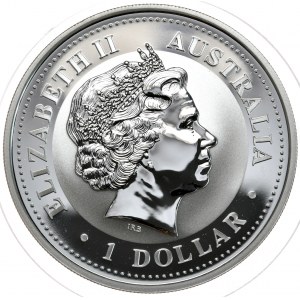Australia, Kookaburra, 2003, 1 oz, one ounce Ag 999