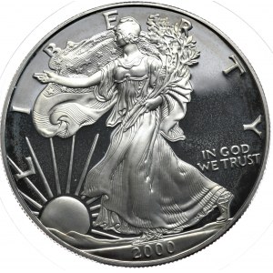 USA, 2000r., 1 Dolar, Proof, P