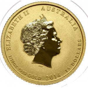 Australia, 2014 r. 1/10 uncji, Rok Konia