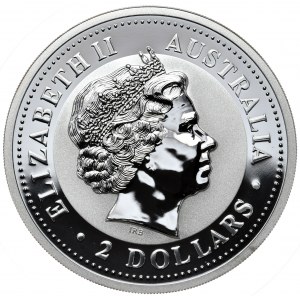 Australia, Kookaburra, 2009, 2 oz, 2 uncje Ag 999