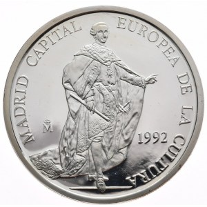Hiszpania, 5 Ecu, 1992r. 1oz.