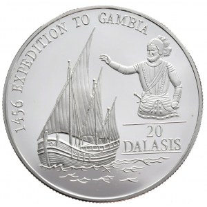 Gambia, 20 Dalasis, 1993r., H. Żeglarz