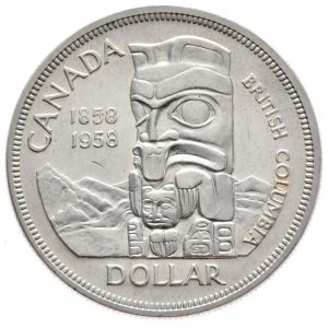 Canada, $1, 1958.