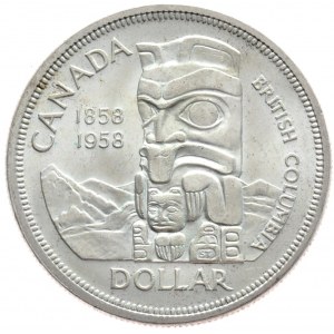 Canada, $1, 1958.