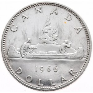 Canada, $1, 1966.