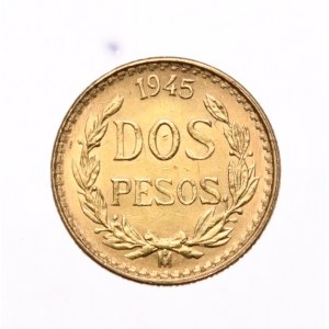 Mexico, 2 Pesos, 1945.