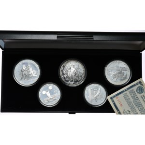 USSR, 1979 Olympics Set, Moscow 1980, 5 coins.