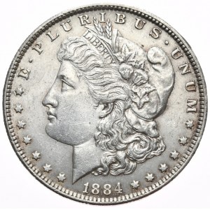 USA, 1 Dolar, 1884r., Morgan, Nowy Orlean