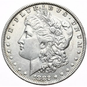 USA, 1 Dolar, 1882r., Morgan, Nowy Orlean