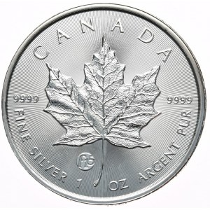 Kanada, 5 Dolarów, Liść, 2015r., 1oz, F15
