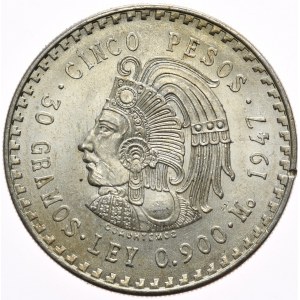 Meksyk, 5 Pesos, 1947r.