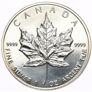 Kanada, 5 Dolarów, Liść, 1996r., 1oz.