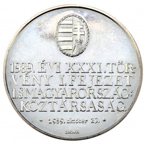 Węgry, medal 1990r. WSKM, Nike, Srebro
