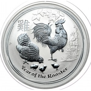 Australia, Year of the Rooster 2017, 1 oz, 1 oz Ag 999