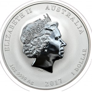 Australia, Year of the Rooster 2017, 1 oz, 1 oz Ag 999