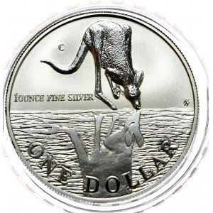 Australia, kangur 1997r., 1 oz, Ag 999, RAM