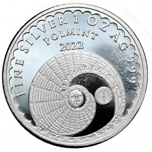 Luna, 1 oz, Ag 999, BU