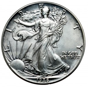 USA, 1 Dolar, 1986r., 1 oz, srebro 999