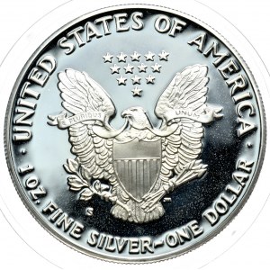 USA, 1 Dolar, 1989r., PROOF, 1 oz, srebro 999,