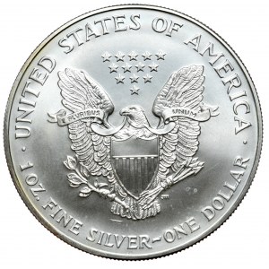 USA, 1 Dollar, 2000, 1 oz, fine silver
