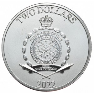 Niue, 2 Dolary, 2022r.,
