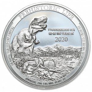 Kongo, 20 Franków, 2020r., T-Rex