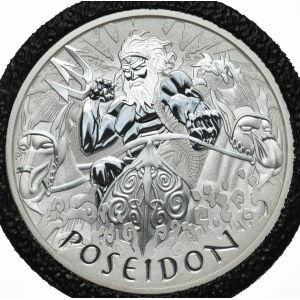 Tuvalu, 1 Dolar, 2021r., Posejdon