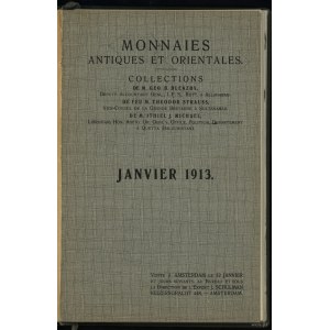 Schulman J., Monnaies Antiques et Orientales. Collezioni di M. Geo. B. Bleazby, de feu M. Theodor Strauss, de M. Ithiel....