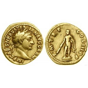Cesarstwo Rzymskie, aureus, 100, Rzym