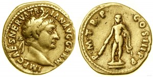 Cesarstwo Rzymskie, aureus, 100, Rzym