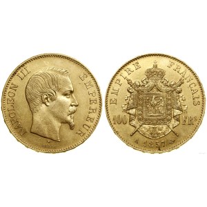 Francja, 100 franków, 1857 A, Paryż