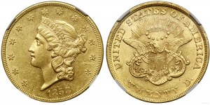 Stany Zjednoczone Ameryki (USA), 20 dolarów, 1858, Filadelfia