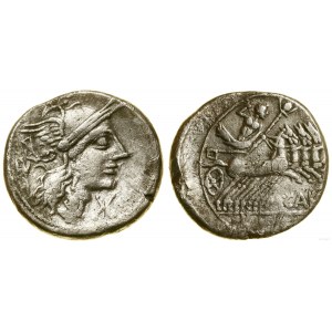 Rímska republika, denár, 122 pred n. l., Rím