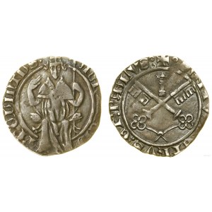 Włochy, grosso, 1417-1431, Avignion