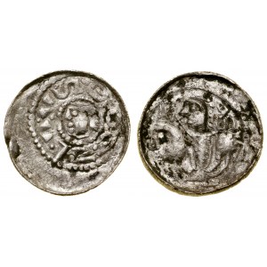 Poland, ducal denarius, (1070-1076), CHANGED STATE AT II-.