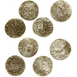 Pologne, série de 4 x shillings de Gdansk, après 1457, Gdansk
