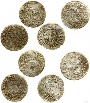 Pologne, série de 4 x shillings de Gdansk, après 1457, Gdansk