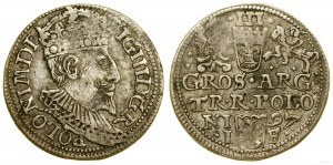 Polska, trojak, 1597, Olkusz