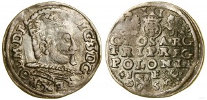 Polsko, trojak, 1595, Lublin