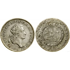 Poland, zloty (4 groszy), 1766 FS, Warsaw