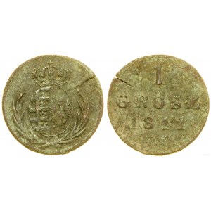 Polska, 1 grosz, 1811 IS, Warszawa