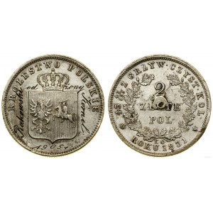 Pologne, 2 zlotys, 1831, Varsovie