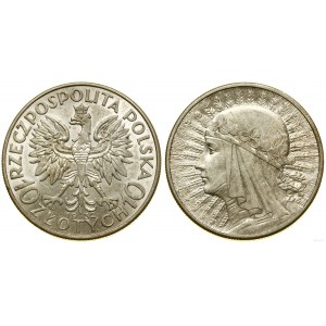 Polonia, 10 zloty, 1932, Inghilterra