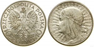 Polonia, 10 zloty, 1932, Inghilterra