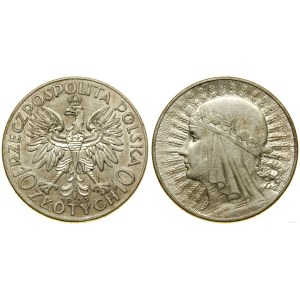 Pologne, 10 zlotys, 1933, Varsovie