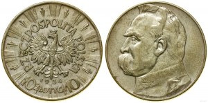 Poland, 10 zloty, 1934, Warsaw