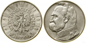 Pologne, 10 zlotys, 1937, Varsovie